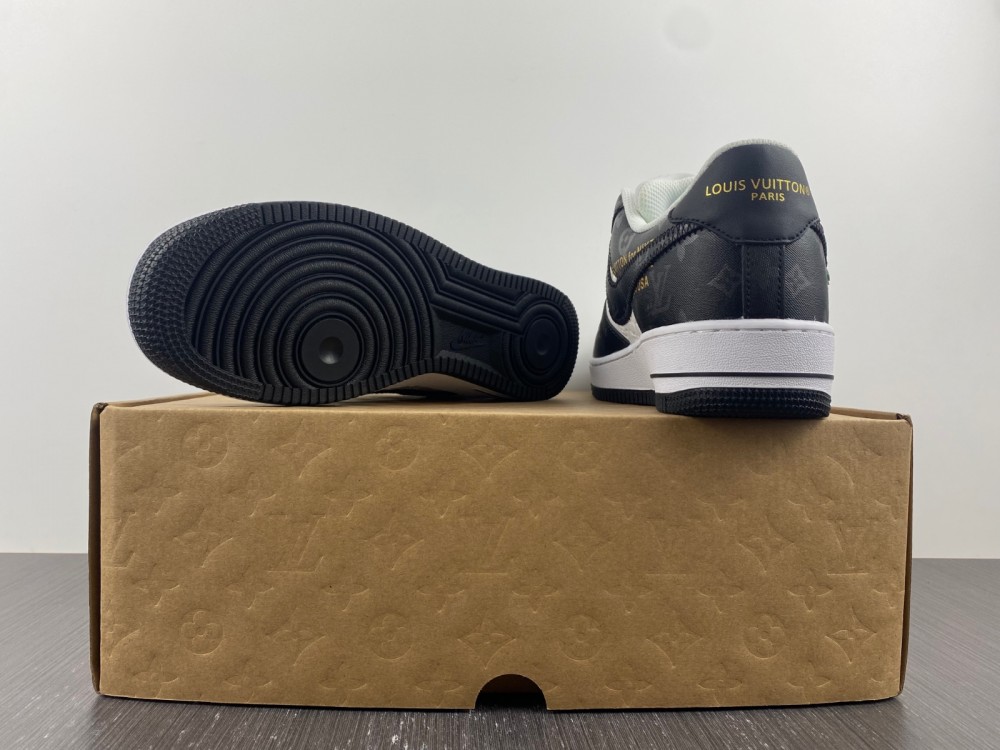L0u1s Vu1tton Nike Air Force 1 Low Black