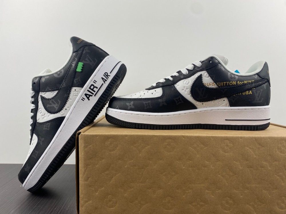 L0u1s Vu1tton Nike Air Force 1 Low Black