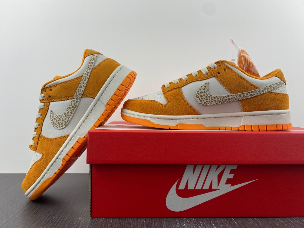 Nike Dunk Low AS Safari Swoosh Kumquat  DR0156-800