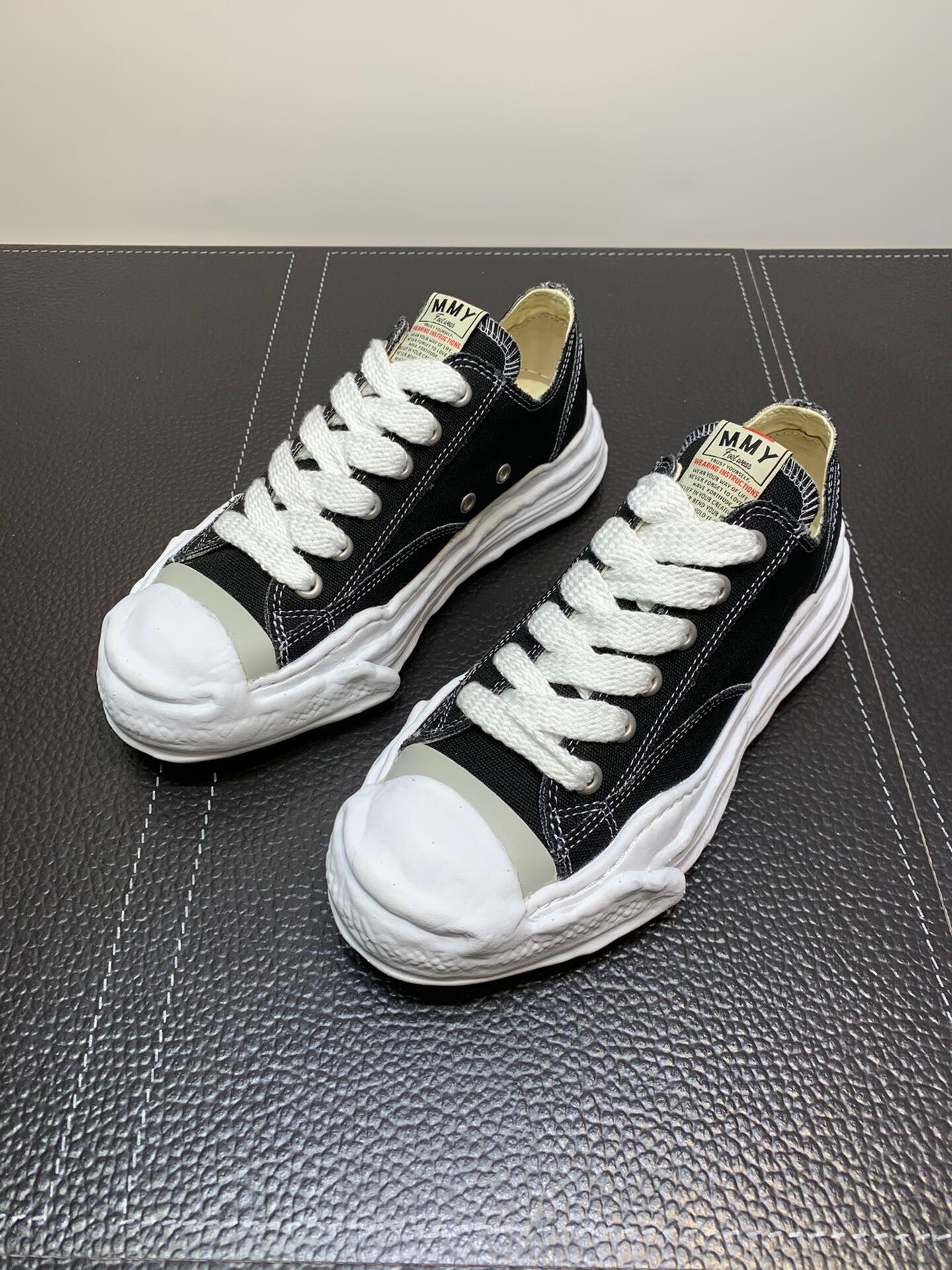 Mihara Yasuhiro Hank OG Sole Canvas Low Black