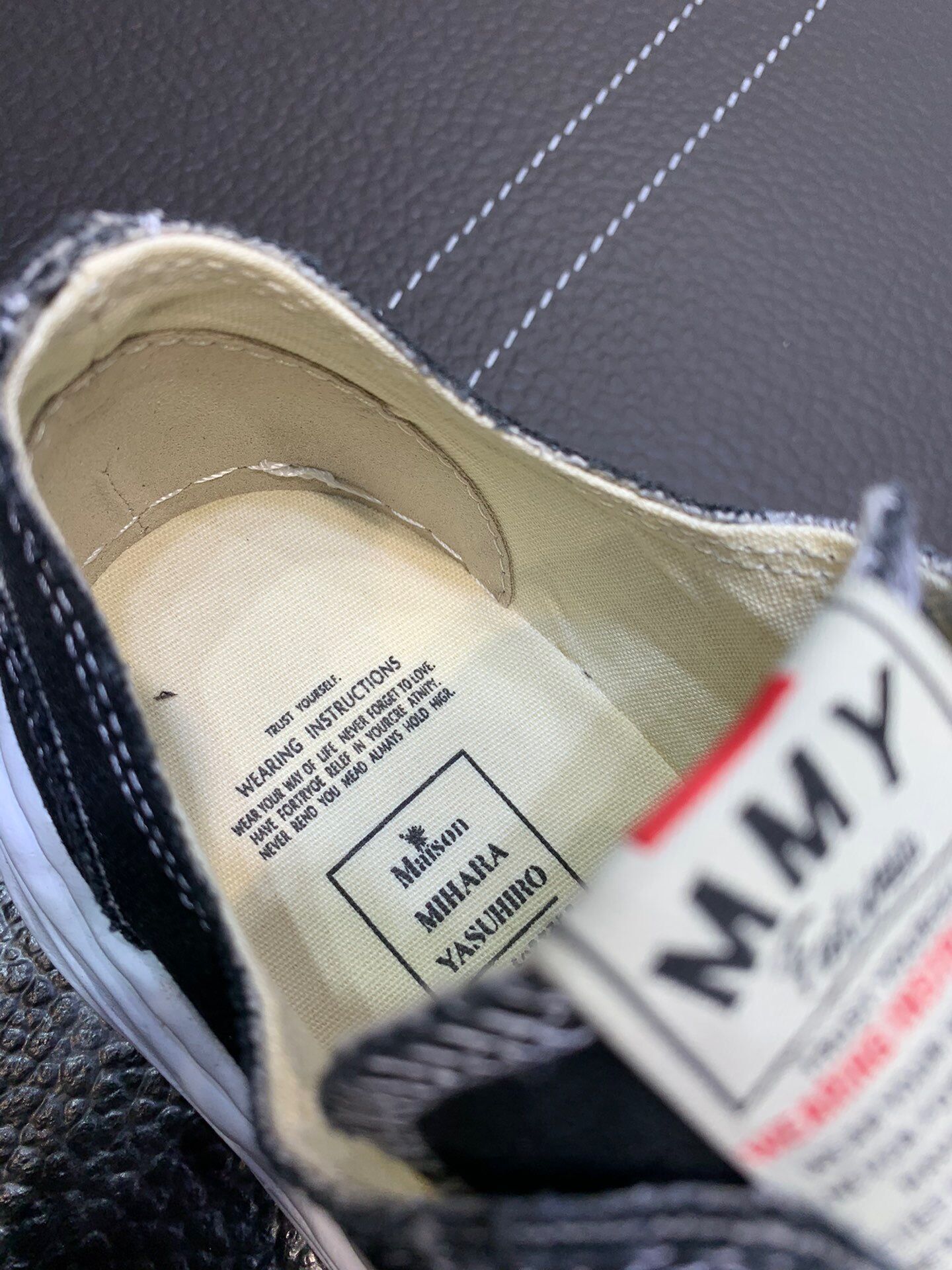 Mihara Yasuhiro Hank OG Sole Canvas Low Black