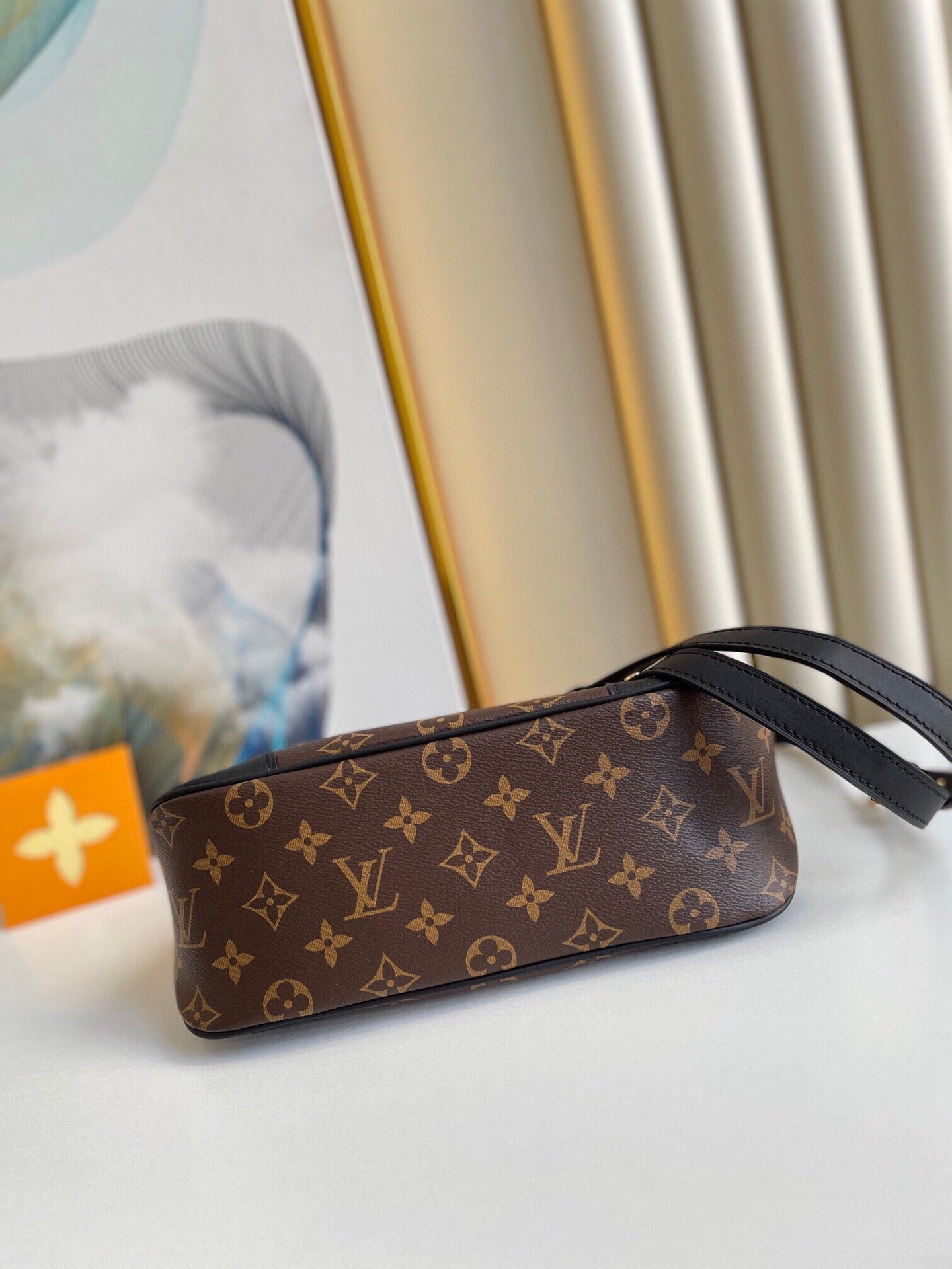 L0u1s Vu1tton Boulogne Monogram Black 27×19×10CM