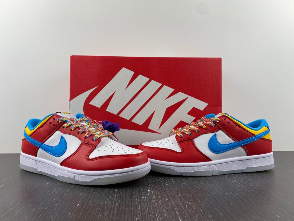 Nike Dunk Low QS LeBron James Fruity Pebbles  DH8009-600