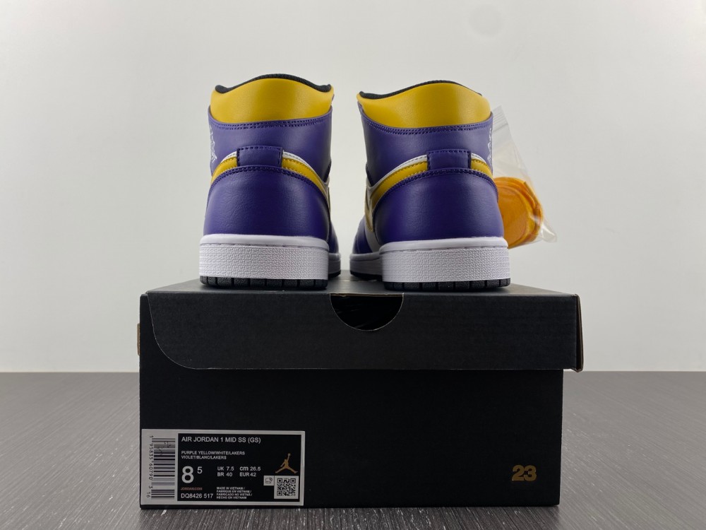 Jordan 1 Mid Lakers 2022 DQ8426-517