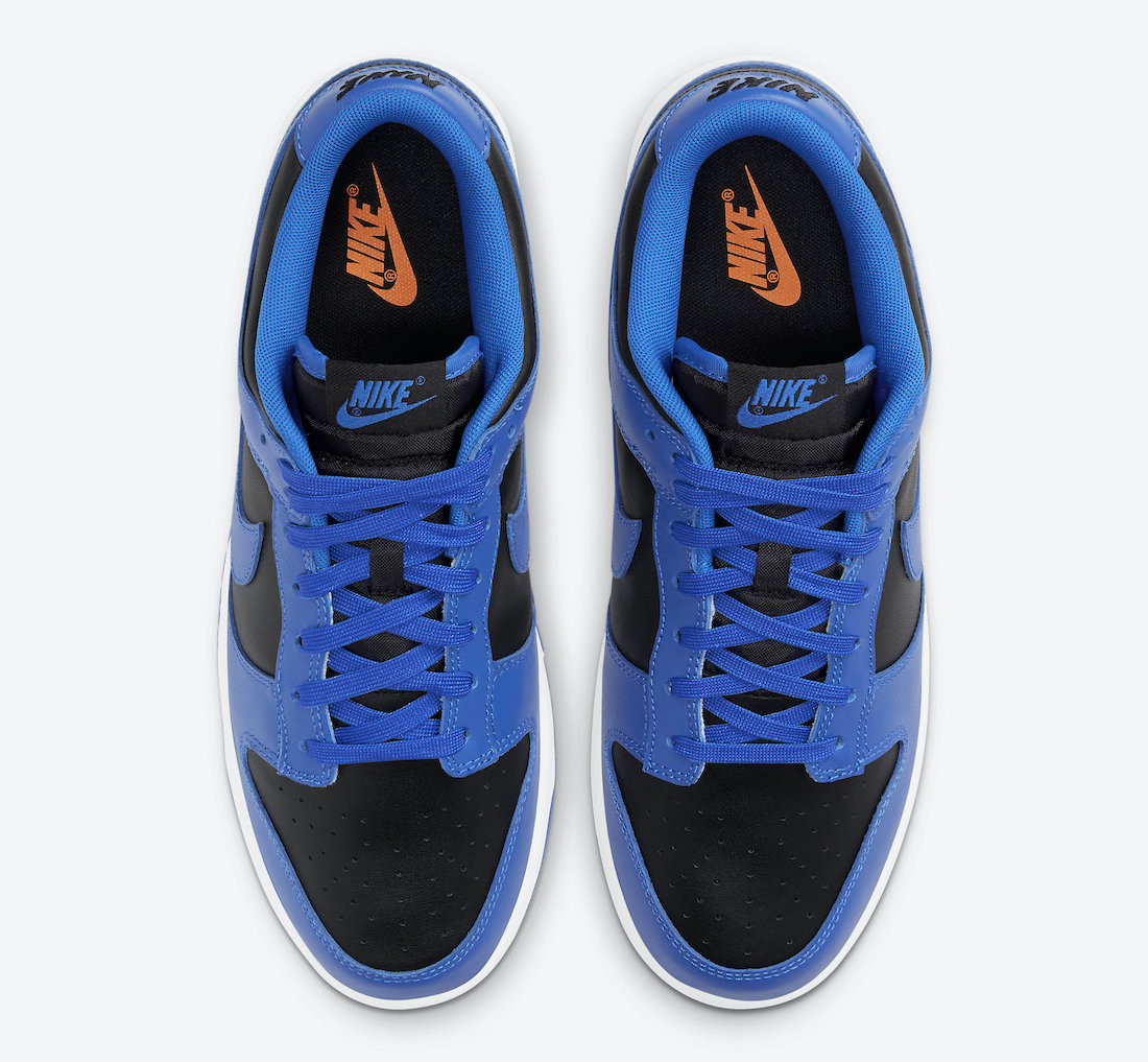 Nike Dunk Low Retro Black Hyper Cobalt (2021)  DD1391-001