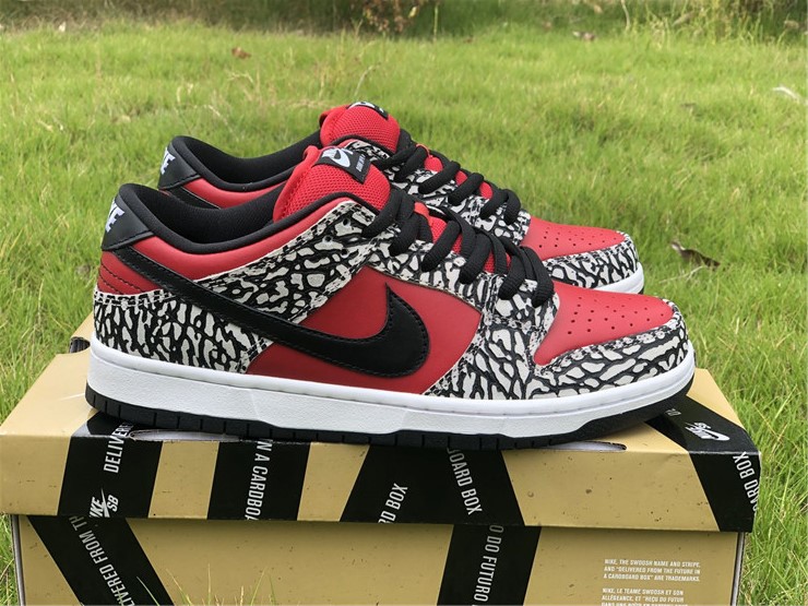nike sb dunk low S*p*e red cement  313170-600