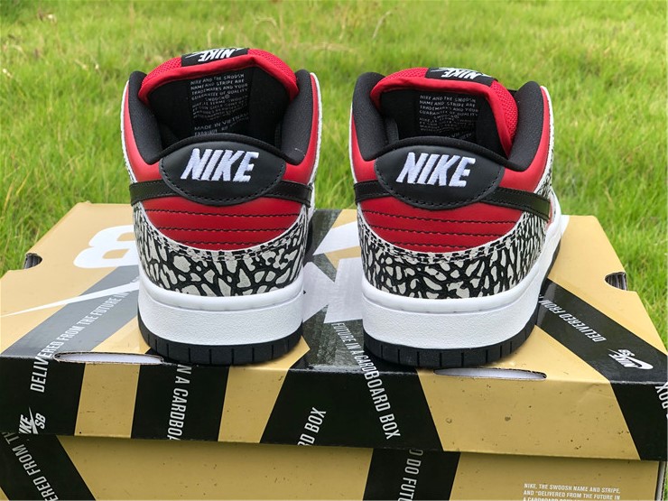 nike sb dunk low S*p*e red cement  313170-600
