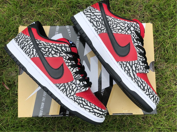 nike sb dunk low S*p*e red cement  313170-600