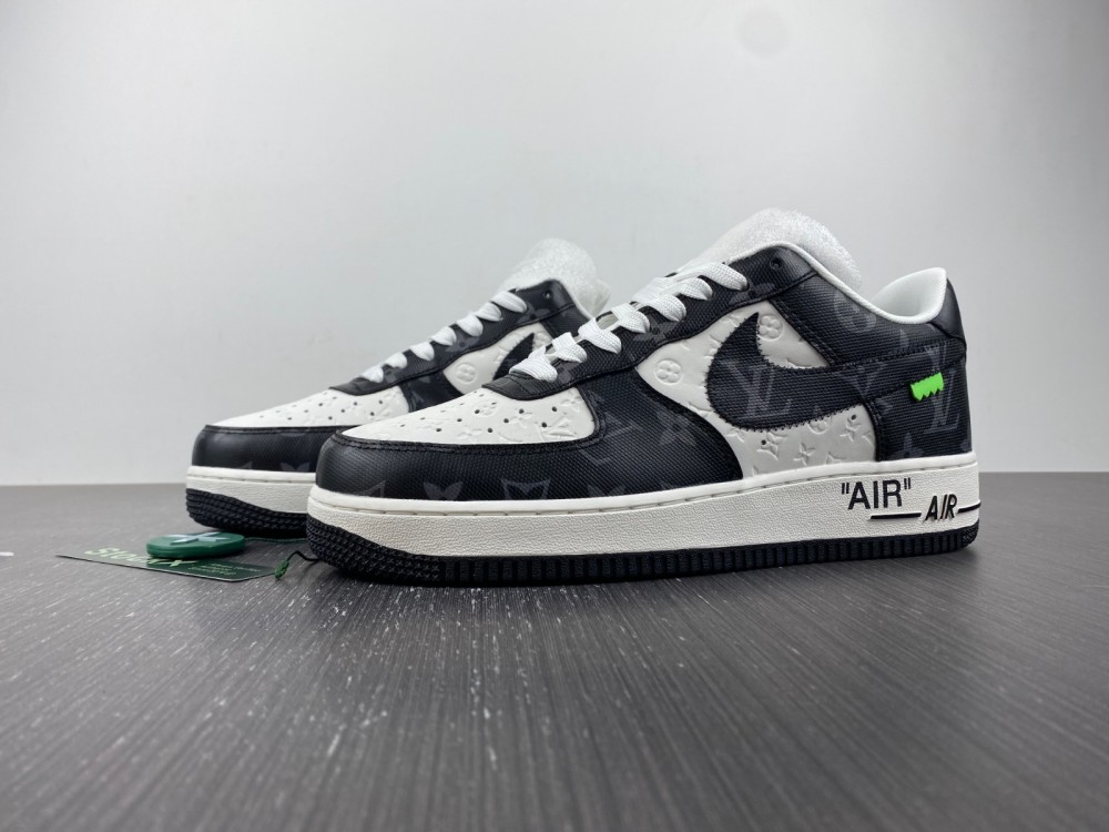 L0u1s Vu1tton Nike Air Force 1 black