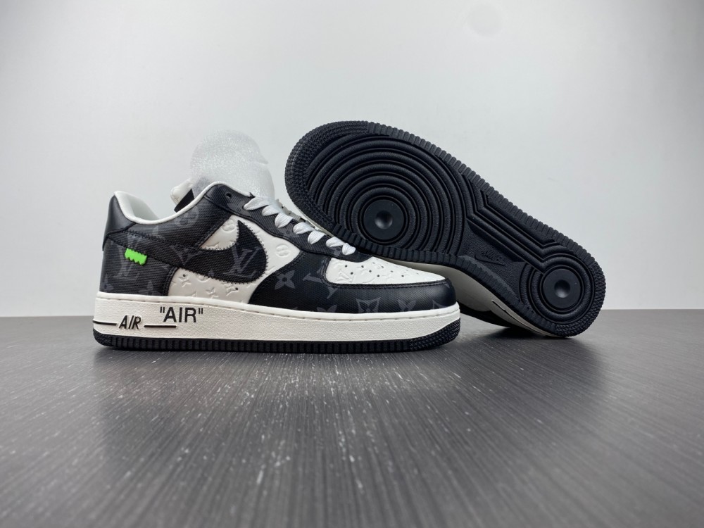 L0u1s Vu1tton Nike Air Force 1 black
