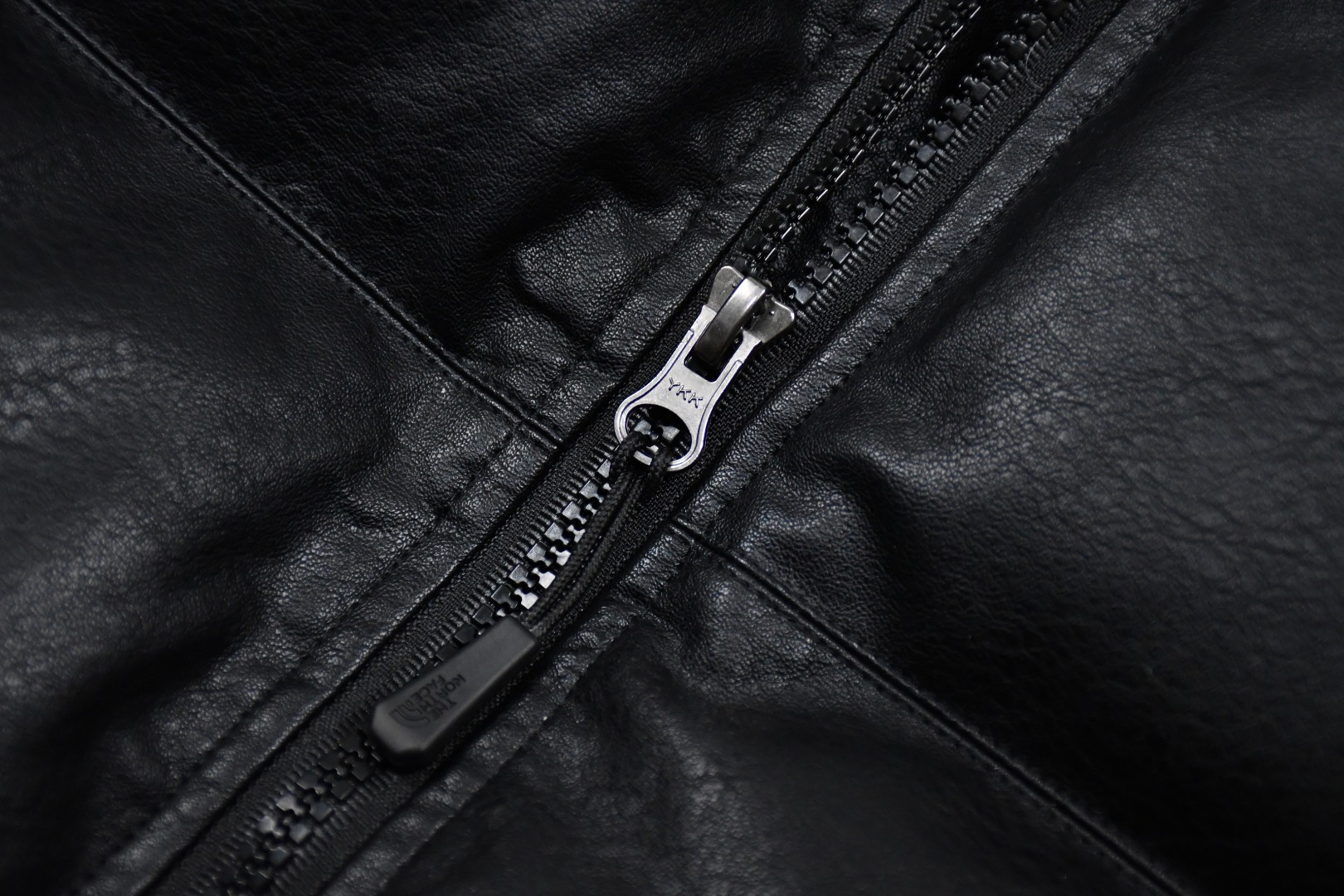 S*p*e x the n0*h f**e 17fw leather nuptse jacket