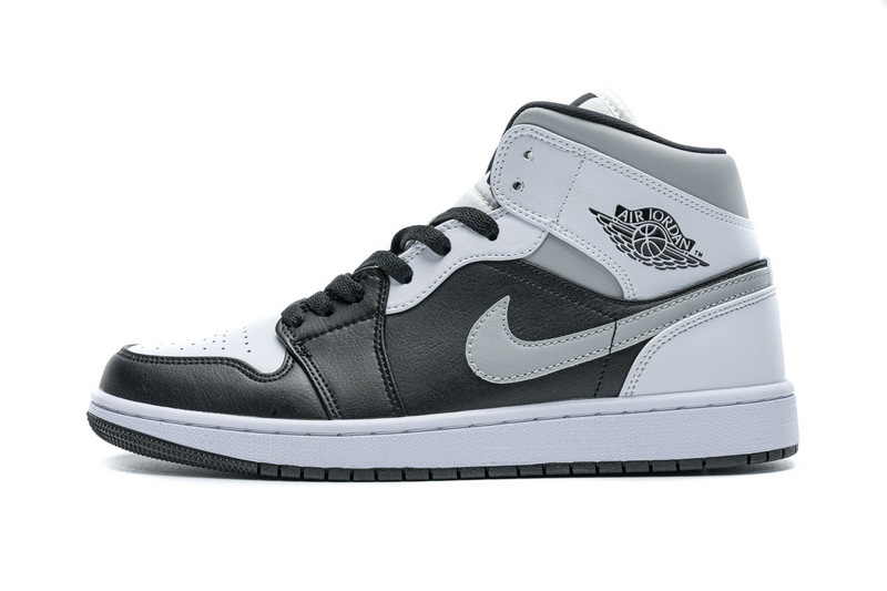 Air Jordan 1 Mid White Shadow 554724-073