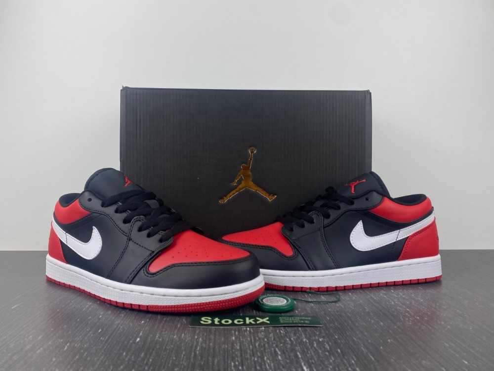 Air Jordan 1 Low Alternate Bred Toe 553558-066