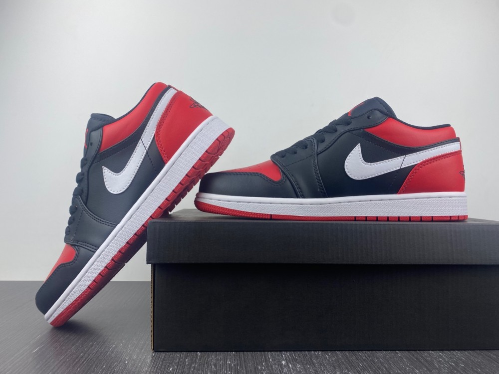 Air Jordan 1 Low Alternate Bred Toe 553558-066