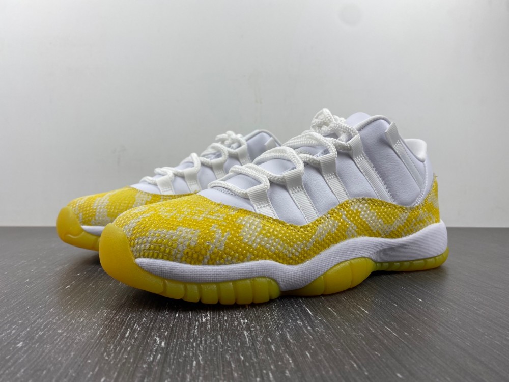 Air Jordan 11 Low Yellow Snakeskin Wmns AH7860-107