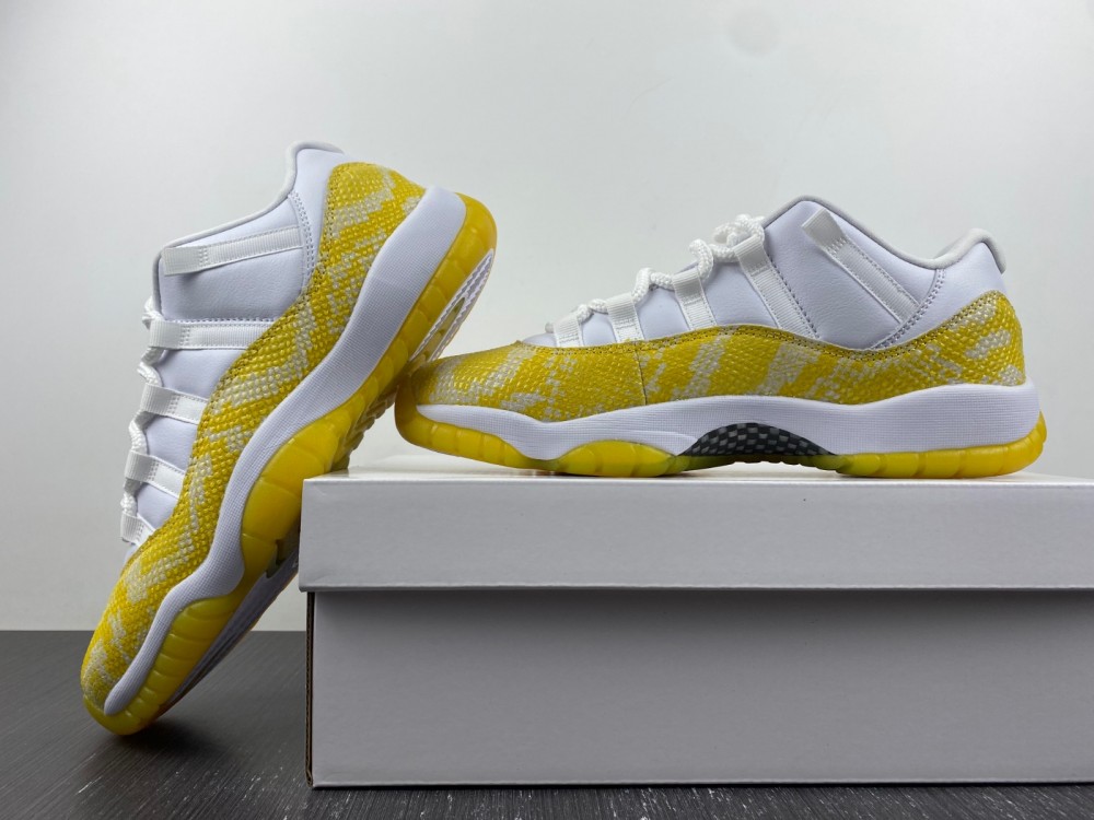 Air Jordan 11 Low Yellow Snakeskin Wmns AH7860-107