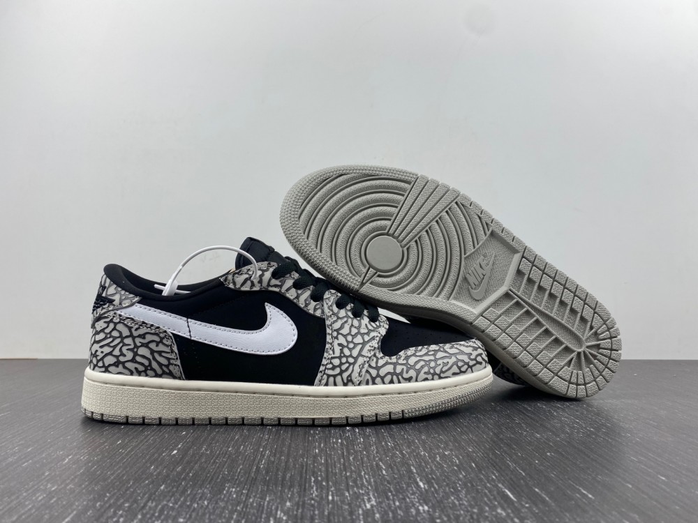 Jordan 1 Retro Low OG Black Cement CZ0790-001