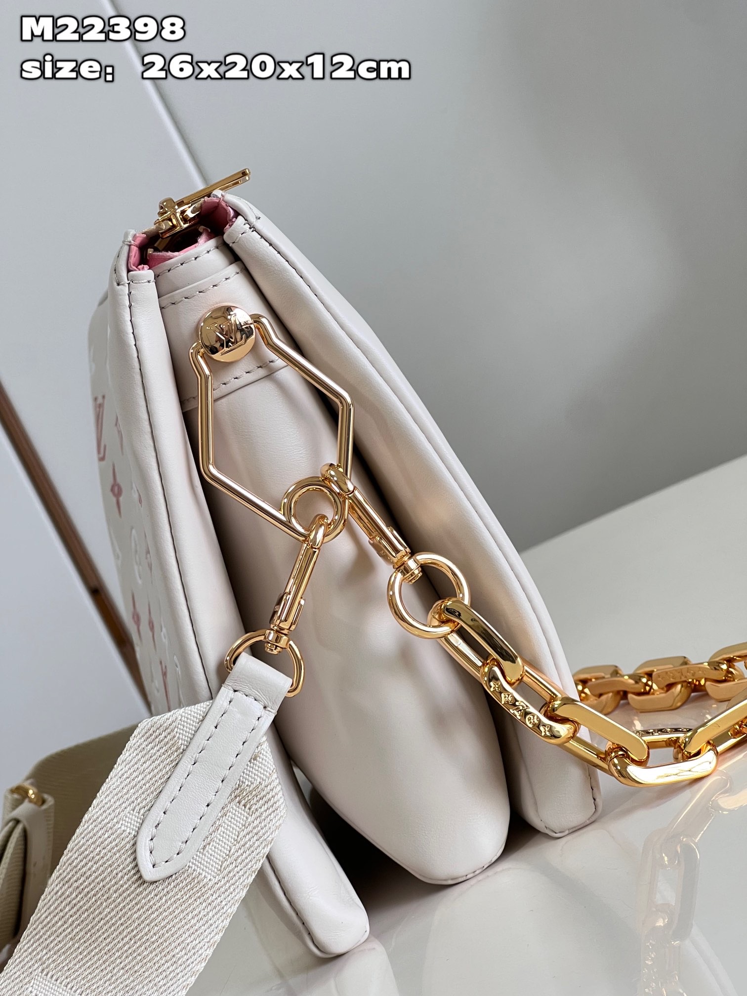 1V Coussin PM handbag M22398 26x20x12cm