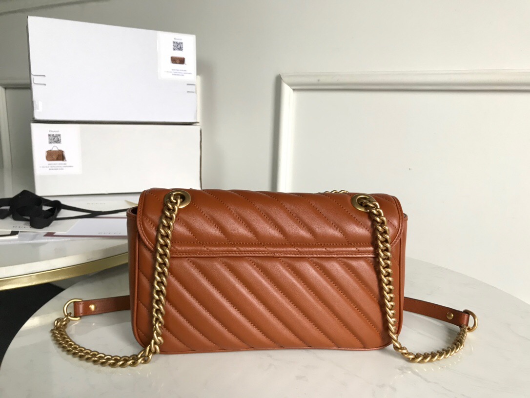 Gvcci GG Marmont small matelasse shoulder bag 443497 26x15x7cm