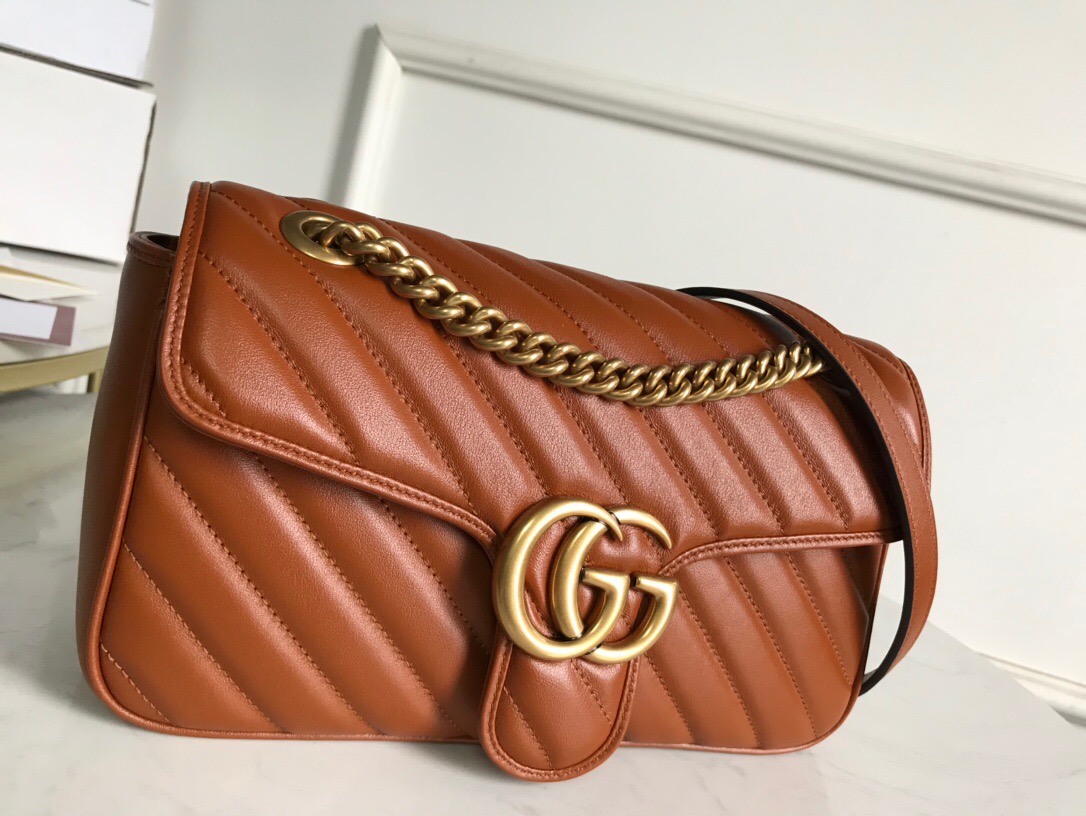 Gvcci GG Marmont small matelasse shoulder bag 443497 26x15x7cm