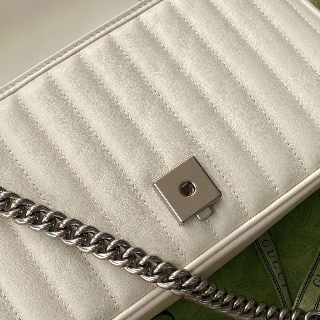 Gvcci Marmont whtie  443497 26*15*7cm