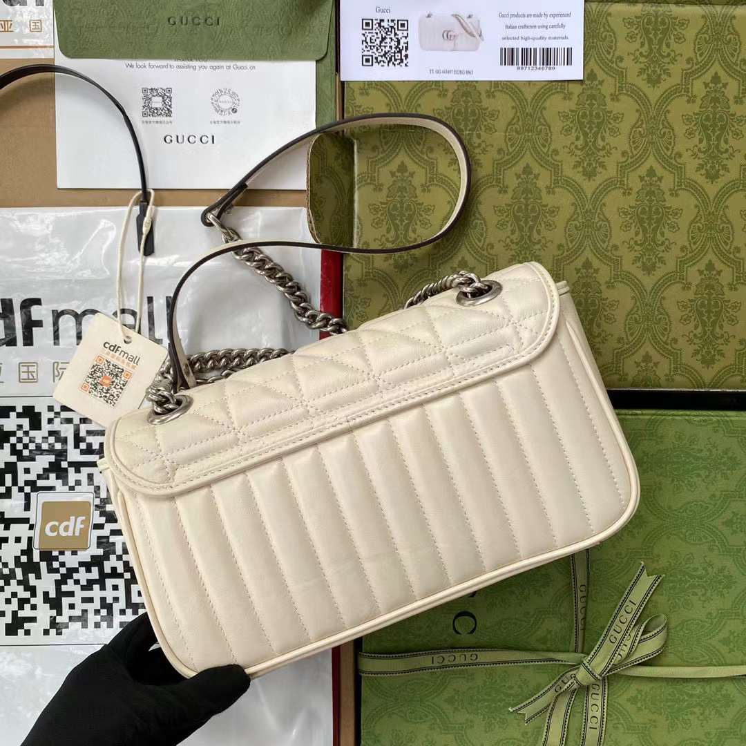 Gvcci Marmont whtie  443497 26*15*7cm