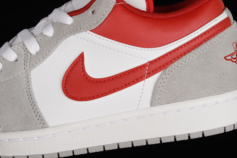 Jordan 1 Low SE Light Smoke Grey Gym Red DC6991-016