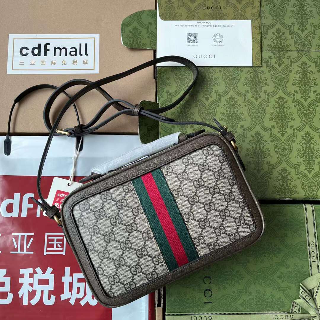 Gvcci 739392 Ophidia small shoulder bag with Web 24x16x7cm