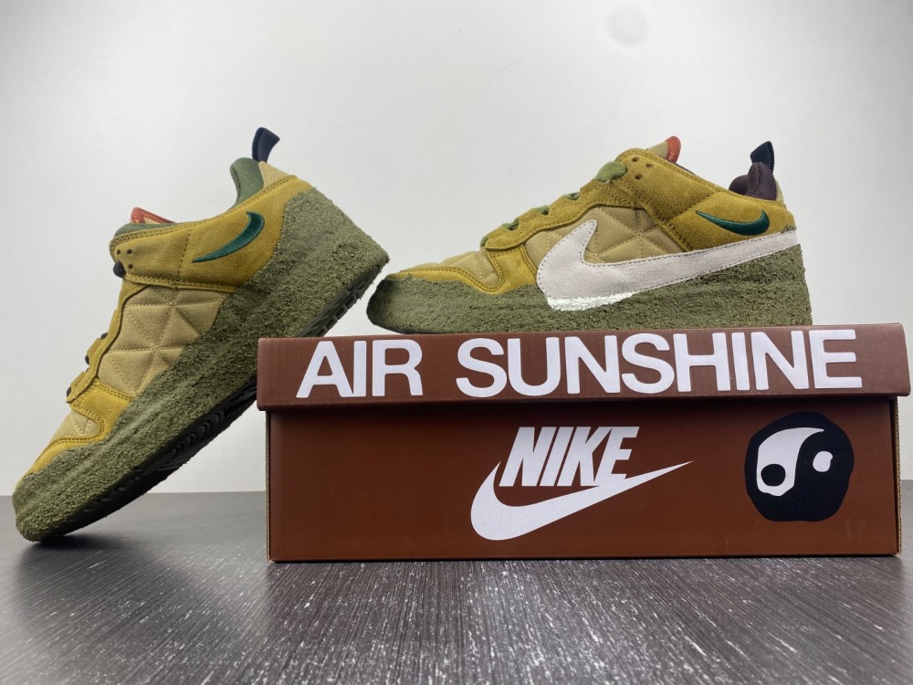 Cactus Plant Flea Market x Dunk Low SP Tan Mossy Green DM0430-700