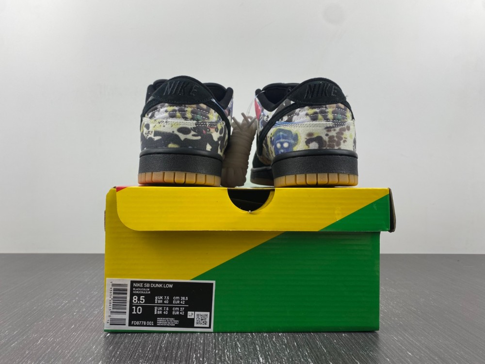 dunk sb S*p*e × nike dunk low rammellzee fd8778-001
