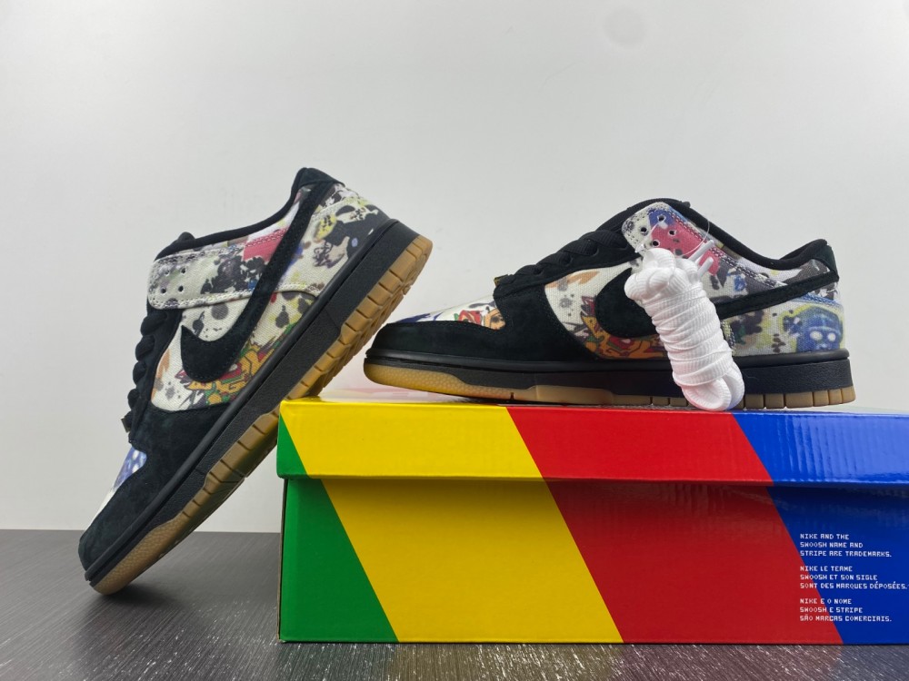 dunk sb S*p*e × nike dunk low rammellzee fd8778-001