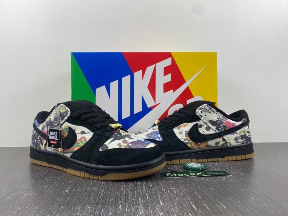 dunk sb S*p*e × nike dunk low rammellzee fd8778-001