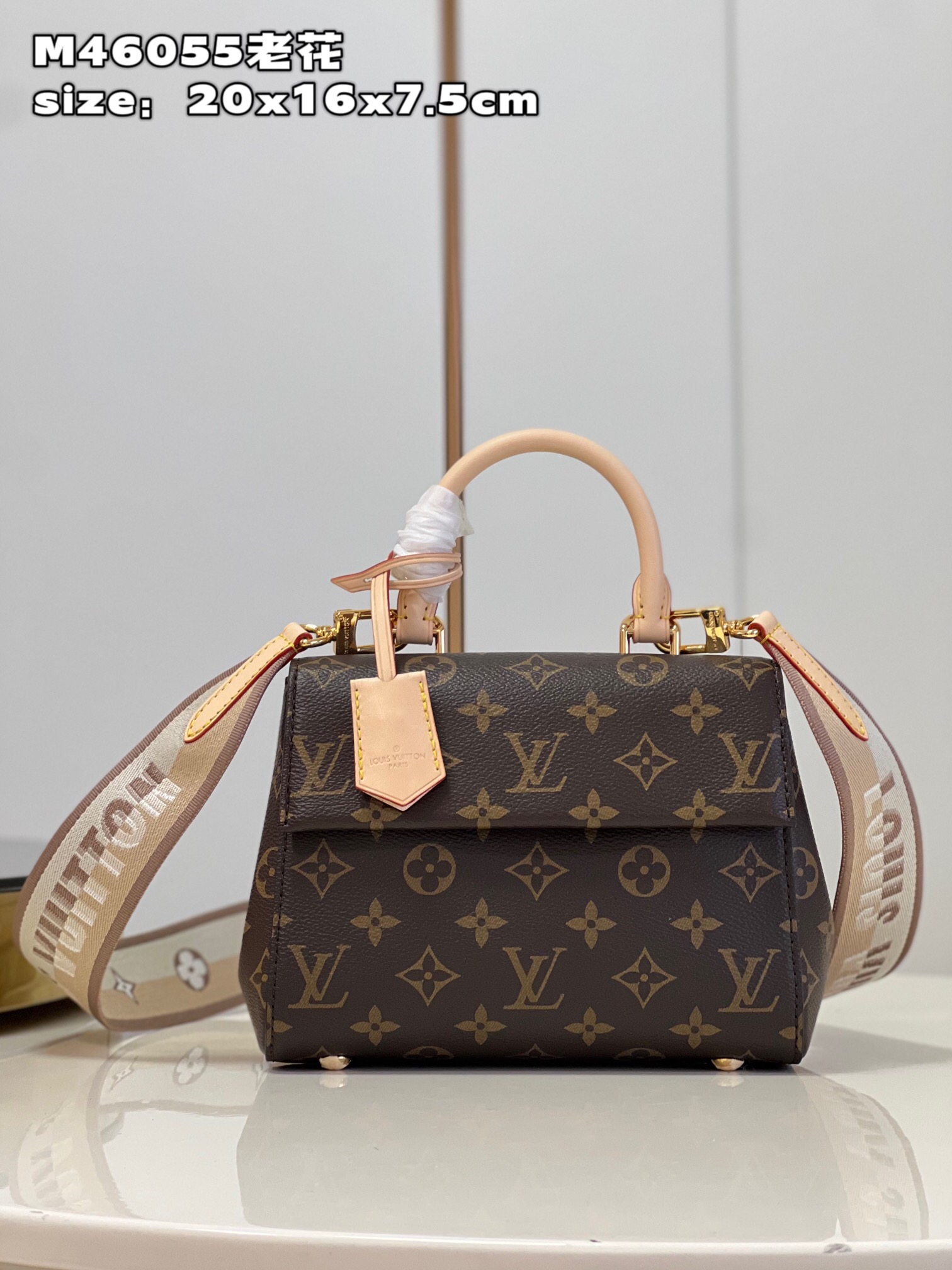 1V  Cluny Mini Monogram M46055 20x16x7.5 CM