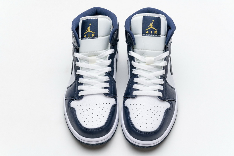 Air Jordan 1 Mid Obsidian 554724-17