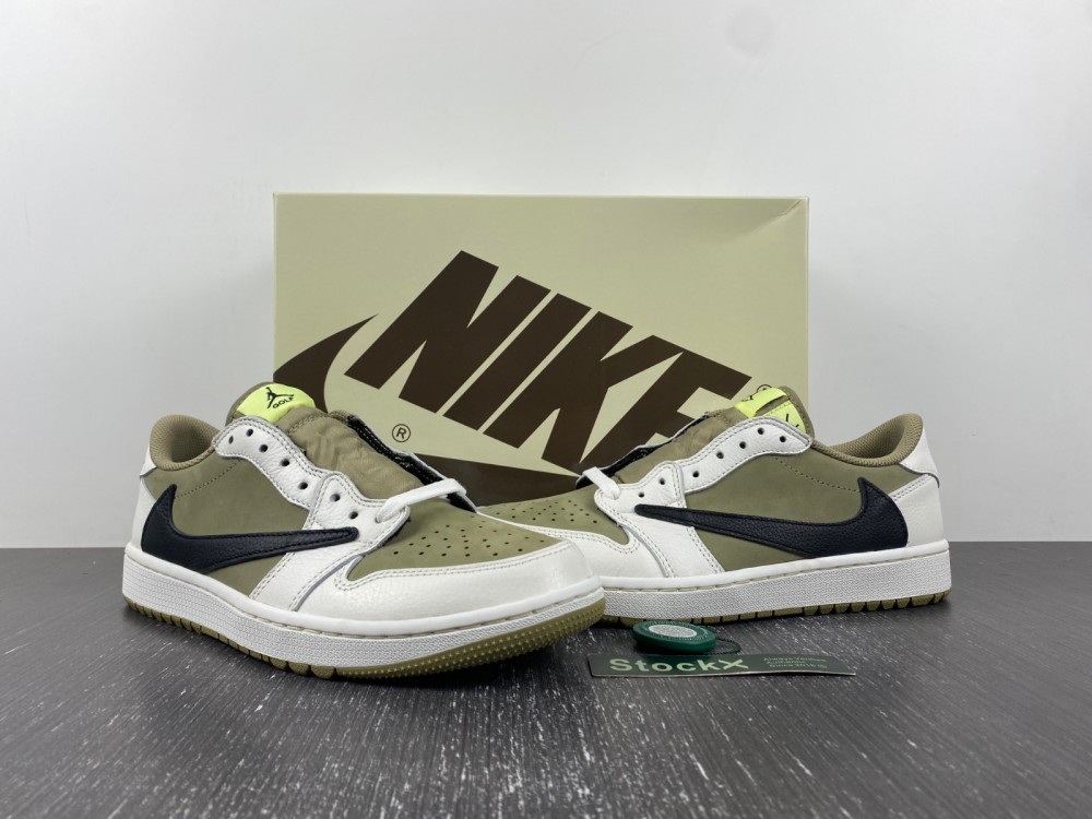 Travis Scott x Air Jordan 1 Low Golf  FZ3124-200