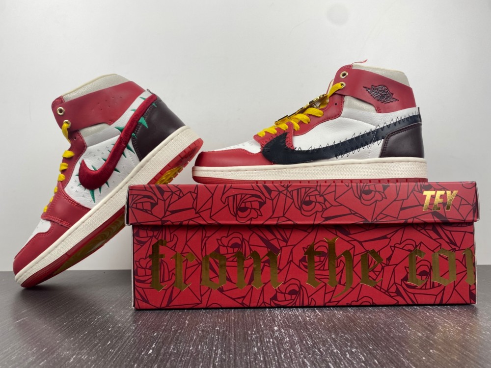 Teyana Taylor x Wmns Air Jordan 1 High Zoom Comfort 2 Rose From Harlem FJ0604-601