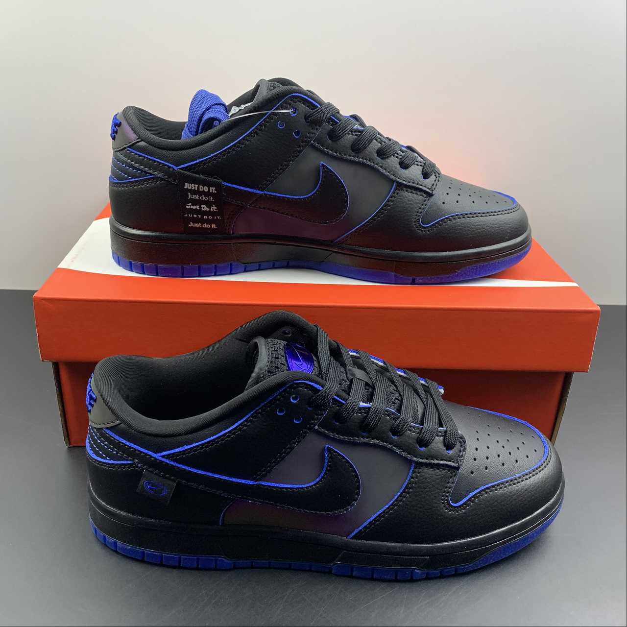 Dunk Low Black Royal Iridescent FB1842-001