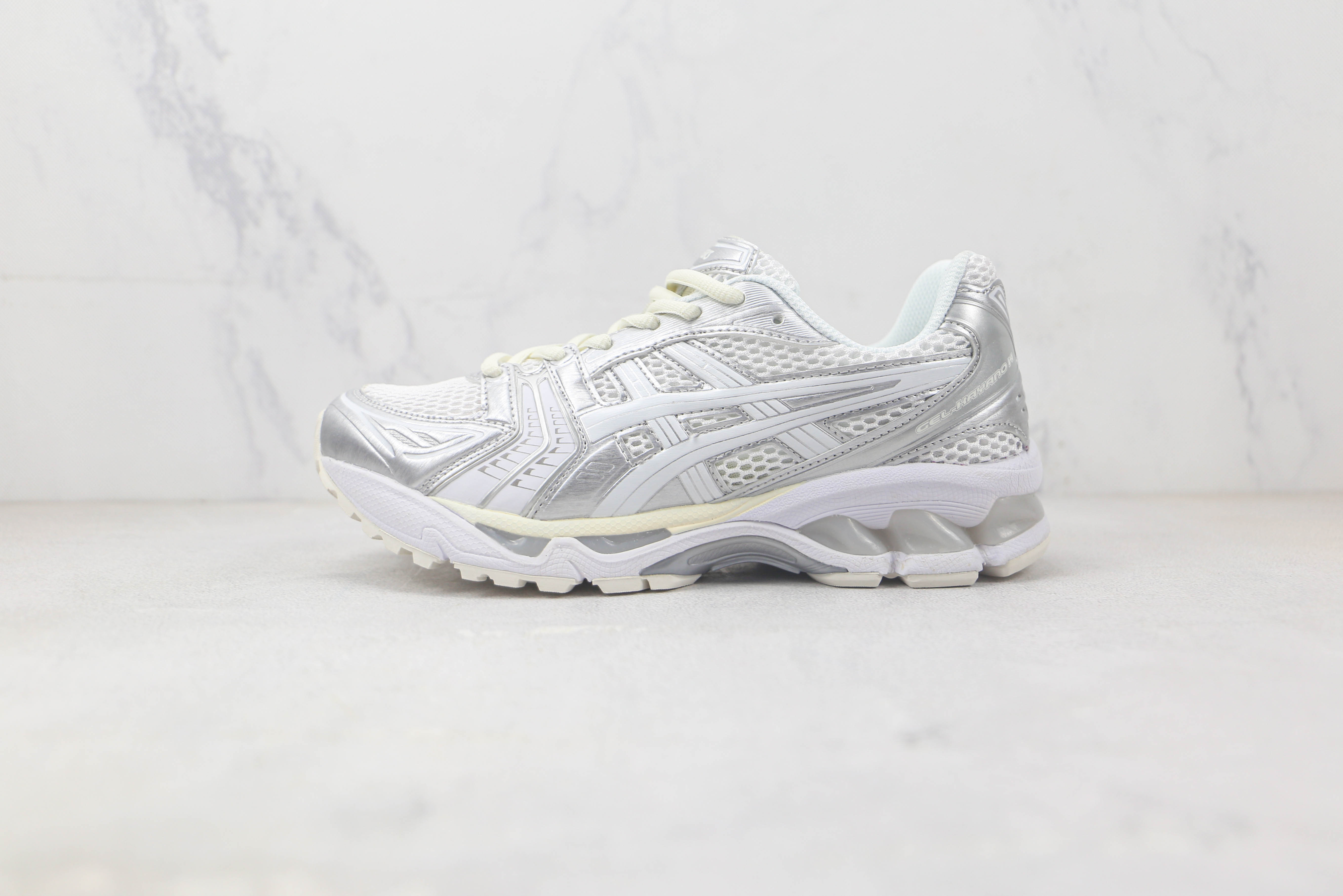 As*ic*s jjjjound x gel kayano 14 silver white 1201a457-100