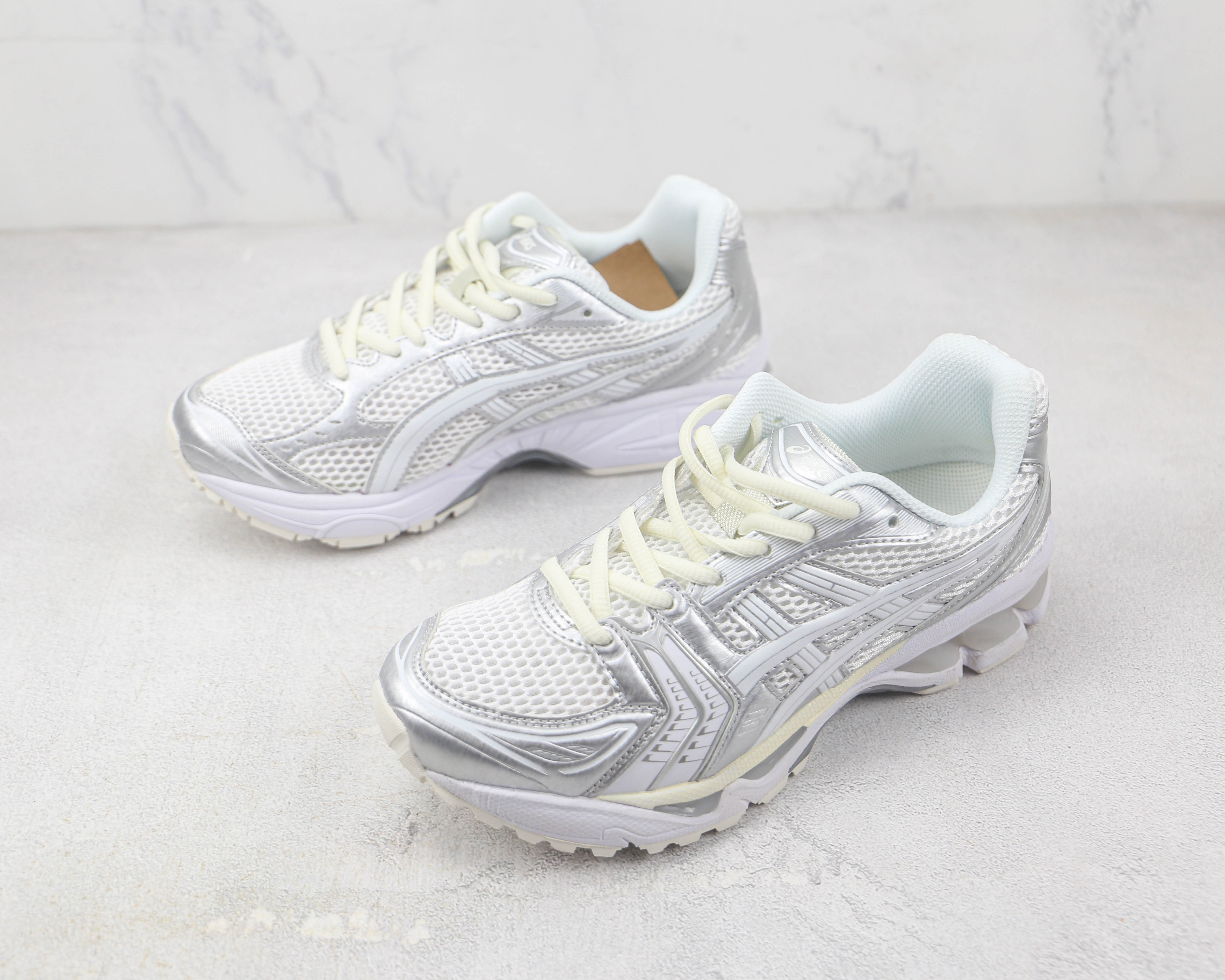 As*ic*s jjjjound x gel kayano 14 silver white 1201a457-100