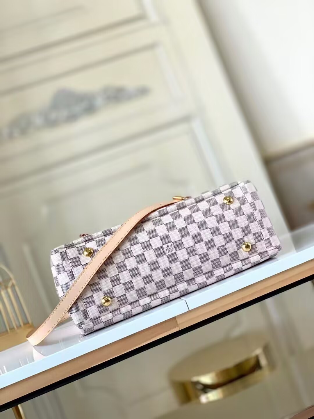 1V Lymington Damier Azur Bag 36CM