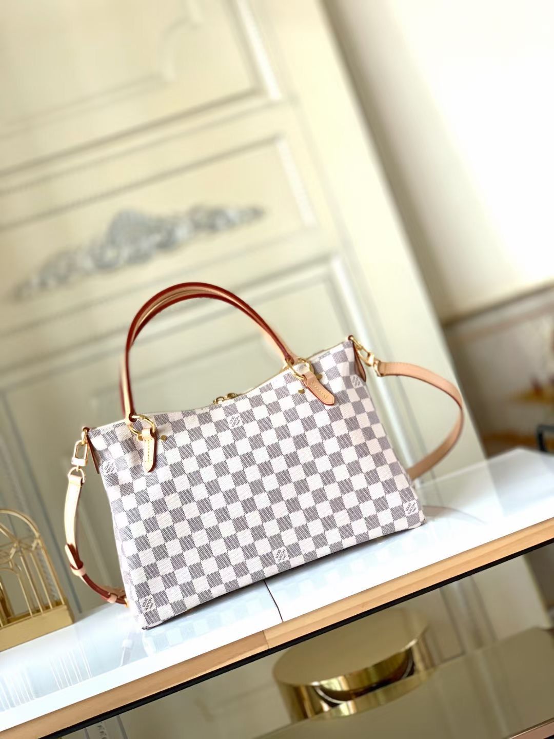 1V Lymington Damier Azur Bag 36CM