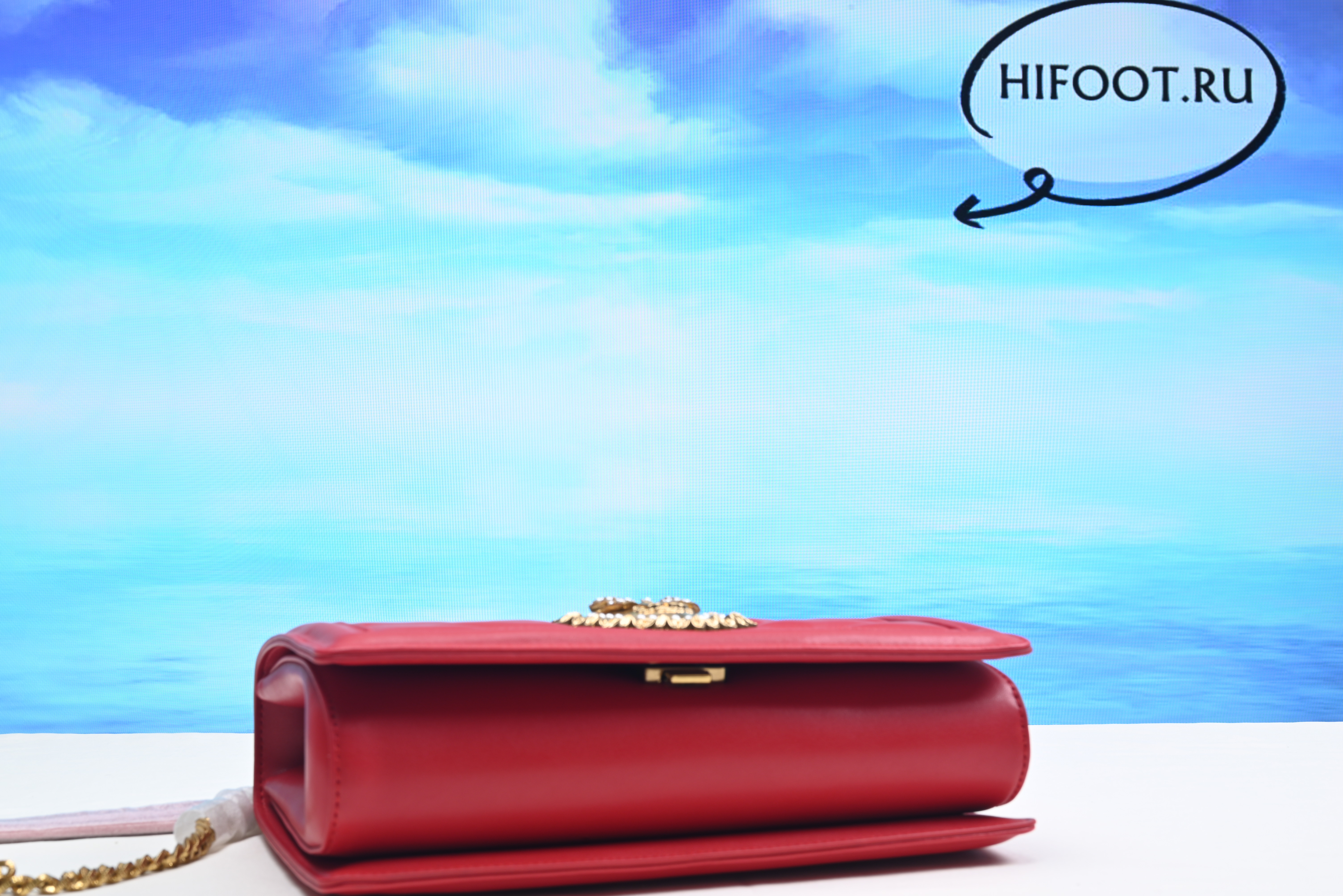 Dolce&Gabbana Large Devotion Bag in Red 26cm