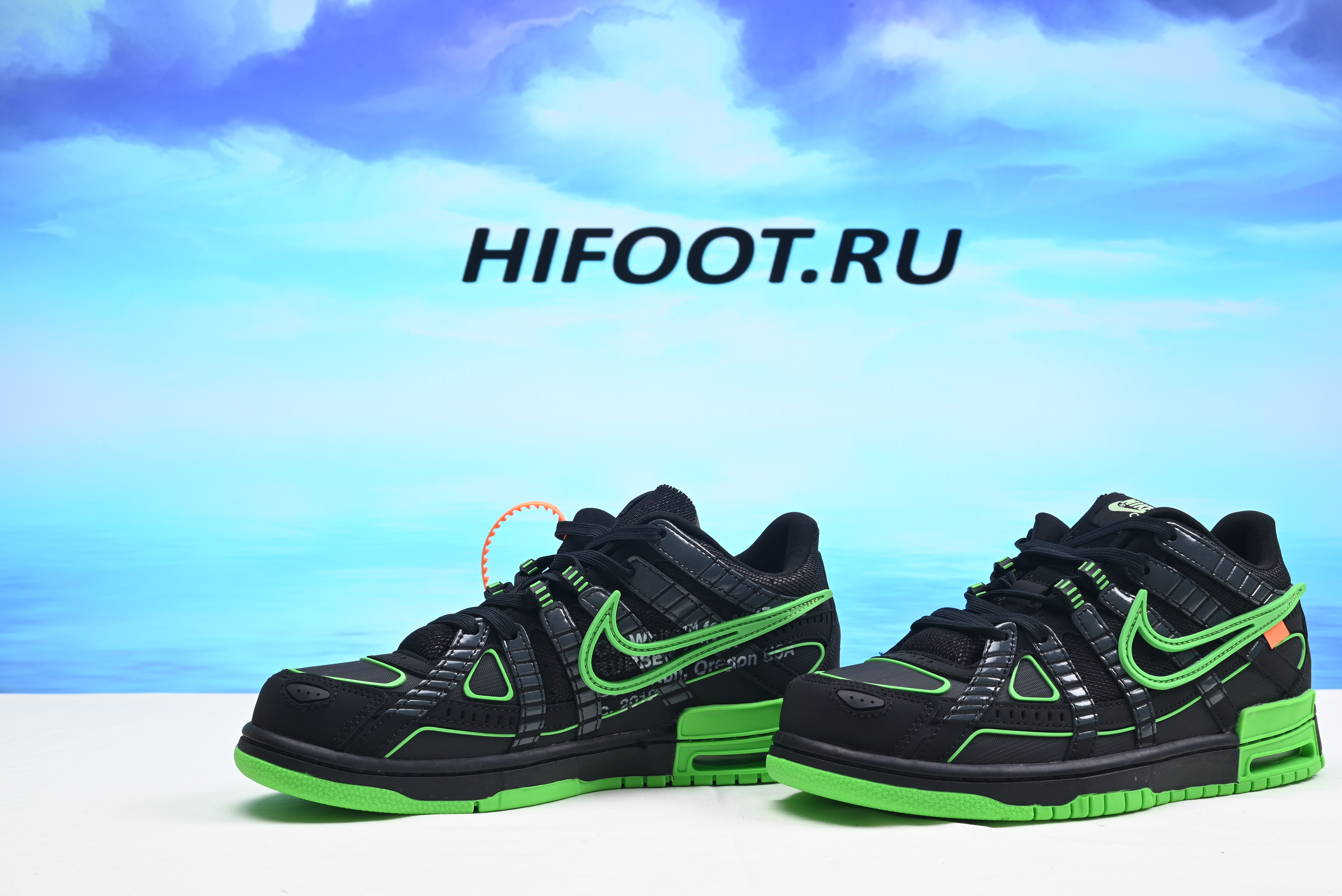 NIKE OFF-WHITE x Nike Air Rubber DunkGreen Strike CU6015-001