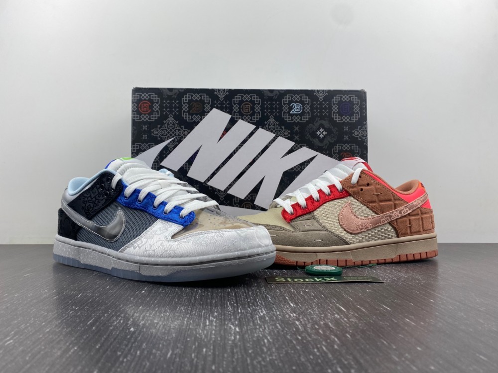 CLOT x Nike Dunk Low SP What The With Trading Card FN0316-999