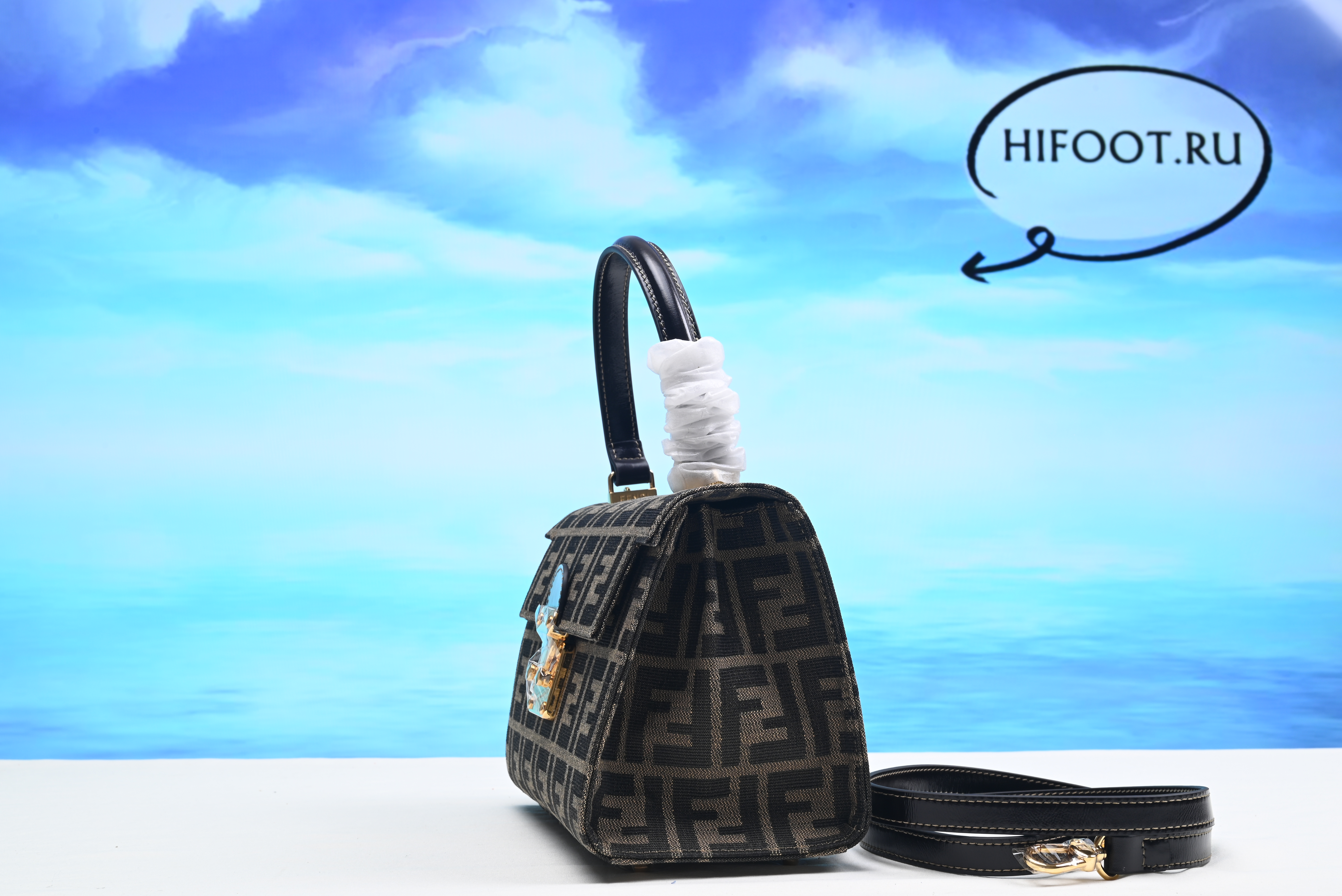 Fend1 vintage bag 21*15*10cm