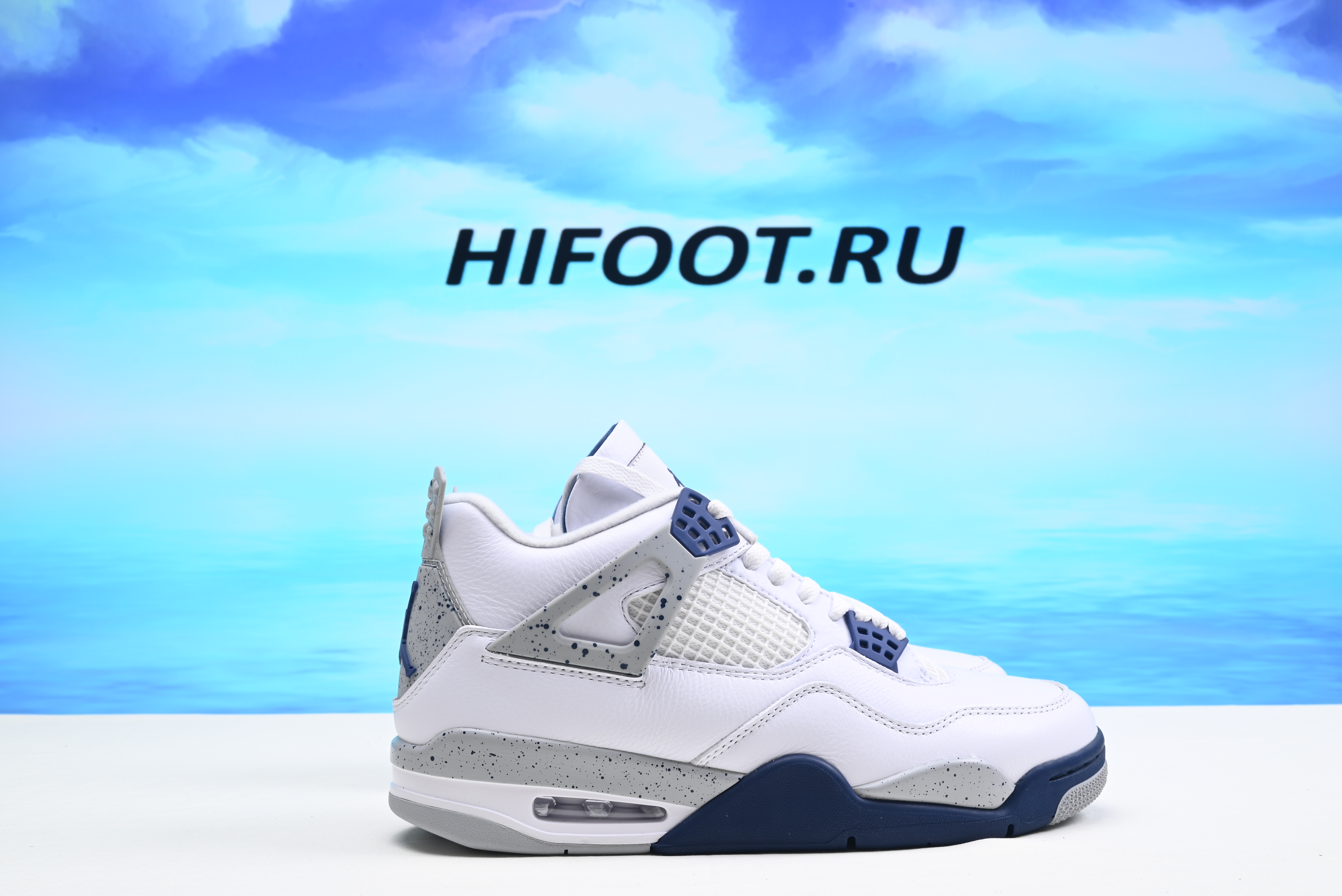 Air Jordan 4 Retro White Midnight Navy  DH6927-140