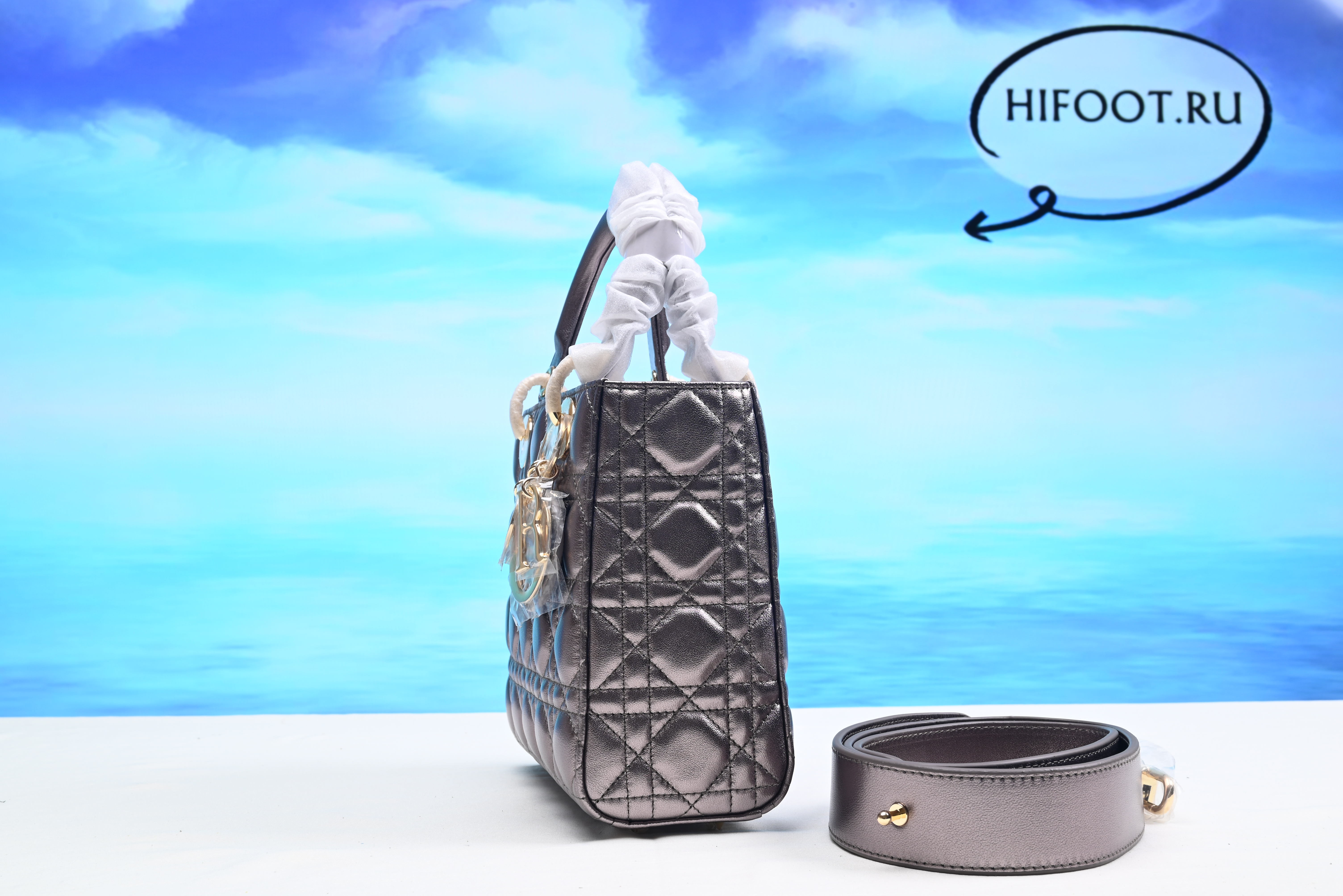 D10R Lady bag silver 20CM 2023090701