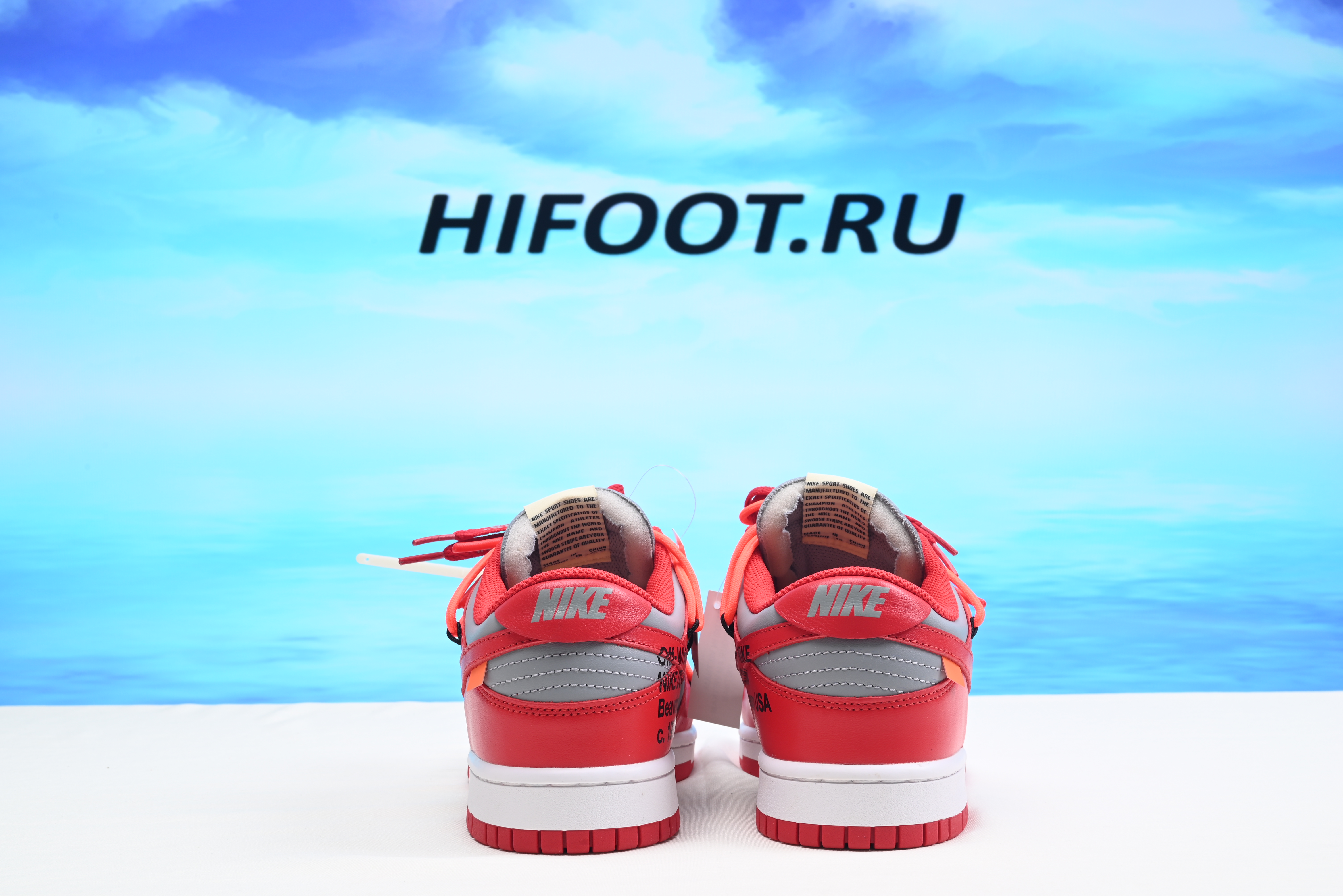 Nike Dunk Low Off-White University Red CT0856-600