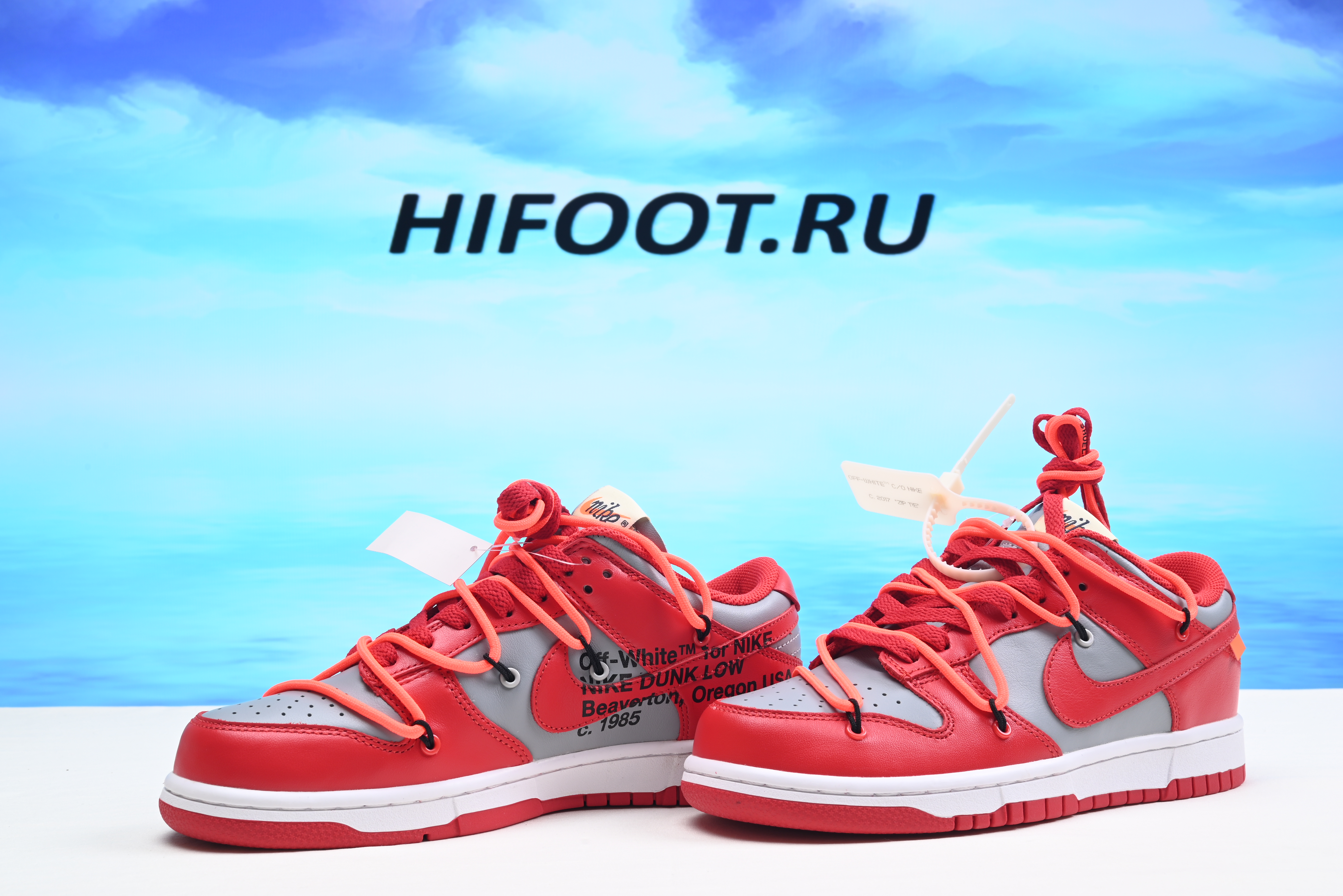 Nike Dunk Low Off-White University Red CT0856-600
