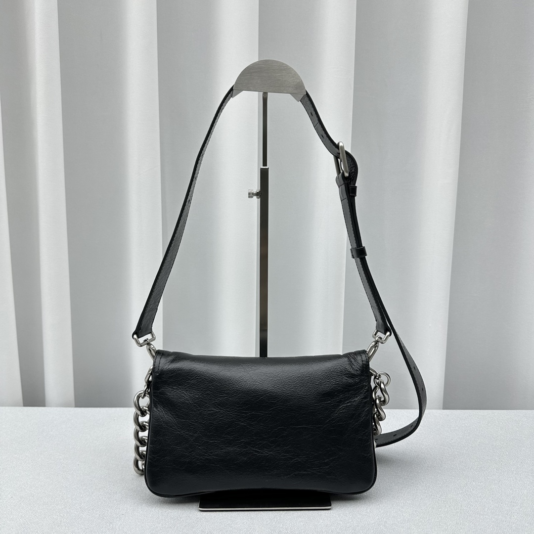 Ba*len*cia*ga  bb soft bag 24*3*14cm 2023091901